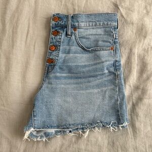 Madewell High Rise Cut Off Shorts